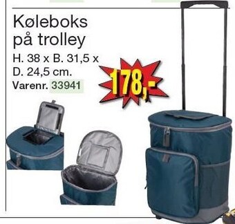 Harald Nyborg Køleboks på trolley tilbud
