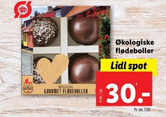 Lidl Økologiske flødeboller tilbud