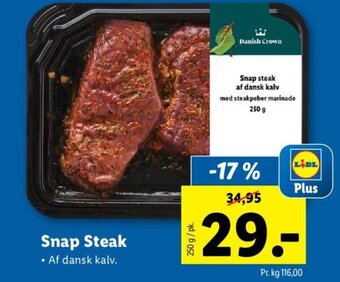 Lidl Snap Steak tilbud