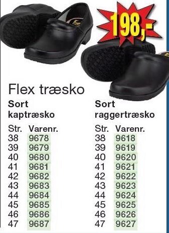 Harald Nyborg Flex træsko tilbud