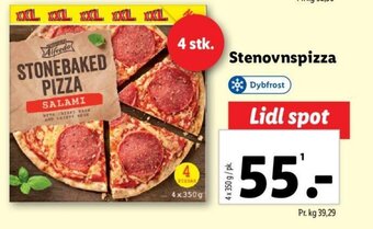 Lidl Stenovnspizza tilbud