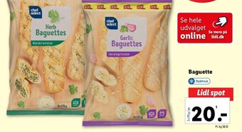 Lidl Baguette tilbud