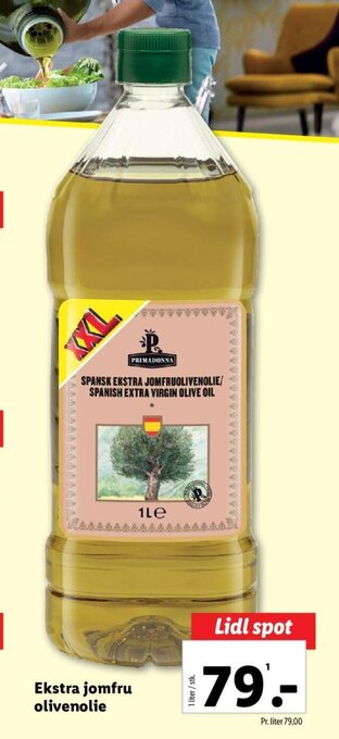 Lidl Ekstra jomfru olivenolie tilbud