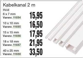 Harald Nyborg Kabelkanal 2 m tilbud
