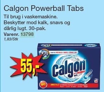 Harald Nyborg Calgon powerball tabs tilbud