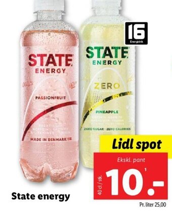 Lidl State energy tilbud