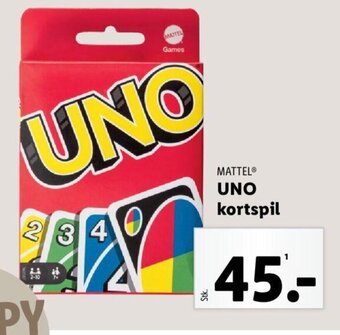 Lidl MATTEL® UNO kortspil tilbud