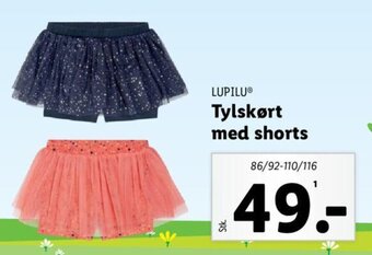 Lidl LUPILUⓇ Tylskørt med shorts tilbud