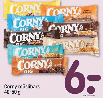 REMA 1000 Corny müslibars 40-50 g tilbud