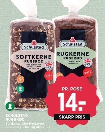 MENY SCHULSTAD RUGBRØD tilbud
