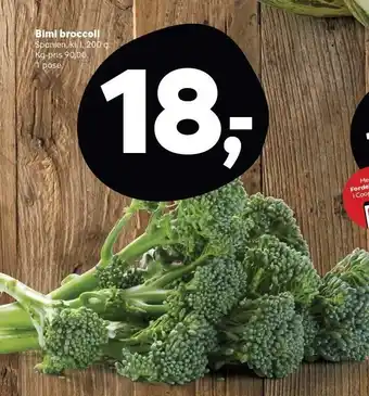 Kvickly Bimi broccoli tilbud