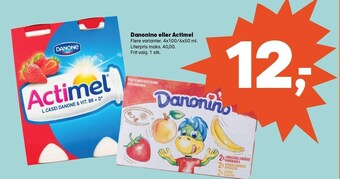 Kvickly Danonino eller actimel tilbud