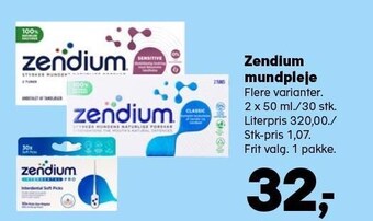 Kvickly Zendium mundpleje tilbud