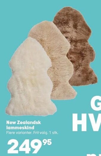 Kvickly New zealandsk lammeskind tilbud