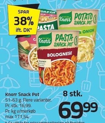 Fleggaard Knorr snack pot - 8 stk. tilbud