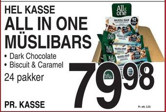 ABC Lavpris All in one müslibars tilbud