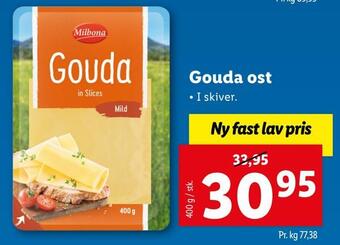 Lidl Gouda ost tilbud