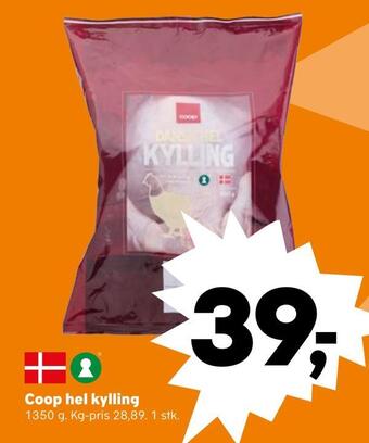 SuperBrugsen Coop hel kylling tilbud
