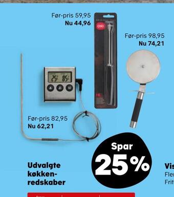 Kvickly Udvalgte køkkenredskaber tilbud