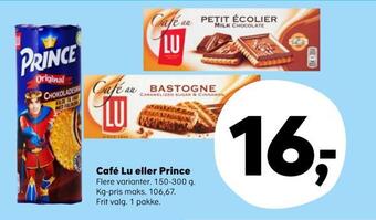 SuperBrugsen Café lu eller prince tilbud