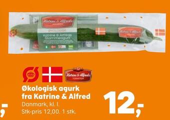 SuperBrugsen Økologisk agurk fra katrine & alfred tilbud
