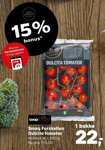 SuperBrugsen Smag forskellen dulcita tomater tilbud