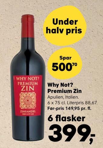 SuperBrugsen Why not? premium zin tilbud