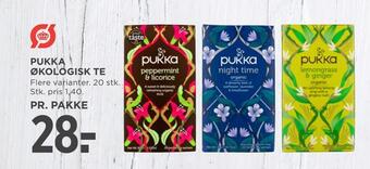MENY Pukka økologisk te tilbud