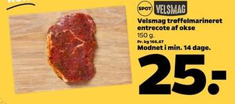 Netto Velsmag trøffelmarineret entrecote af okse tilbud