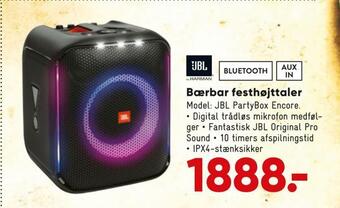 Bilka Bærbar festhøjttaler tilbud