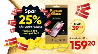Bilka Spar 25% på panzerglass tilbud