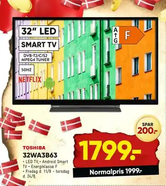 Bilka Toshiba 32wa3b63 tilbud