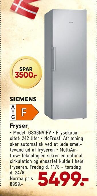 Bilka Fryser tilbud