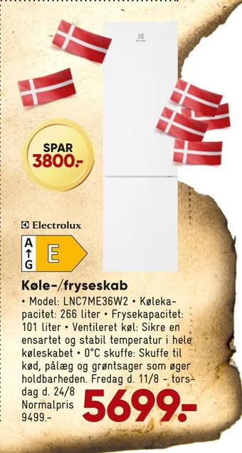 Bilka Køle-/fryseskab tilbud