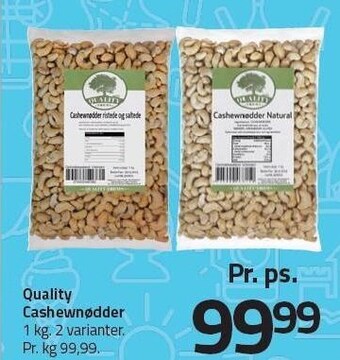 Fleggaard Quality cashewnødder tilbud