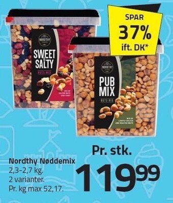 Fleggaard Nordthy nøddemix tilbud