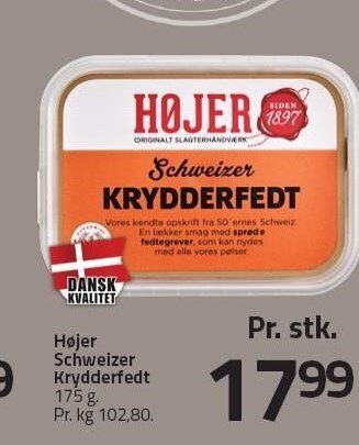 Fleggaard Højer schweizer krydderfedt tilbud