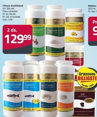 Fleggaard Fitness kosttilskud - 2 ds. tilbud