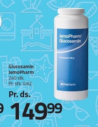 Fleggaard Glucosamin jemopharm tilbud