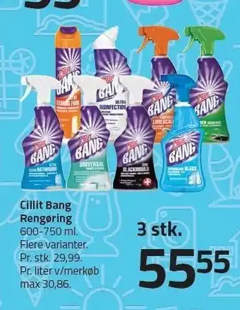 Cillit bang rengøring - 3 stk.