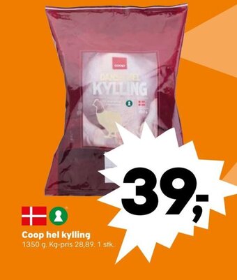 SuperBrugsen Coop hel kylling tilbud