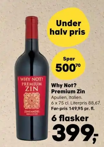 SuperBrugsen Why Not? Premium Zin tilbud