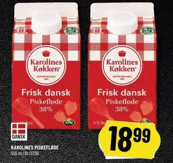 Løvbjerg KAROLINES PISKEFLØDE 500 ml tilbud