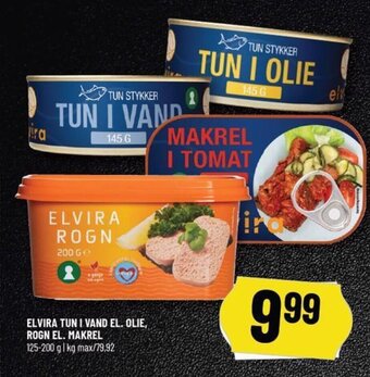 Løvbjerg ELVIRA TUN I VAND EL. OLIE, ROGN EL. MAKREL tilbud