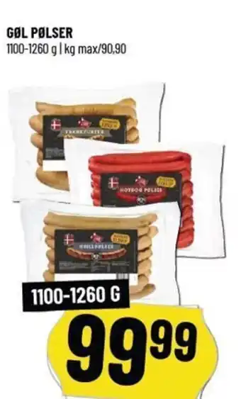 Løvbjerg GØL PØLSER 1100-1260 g tilbud
