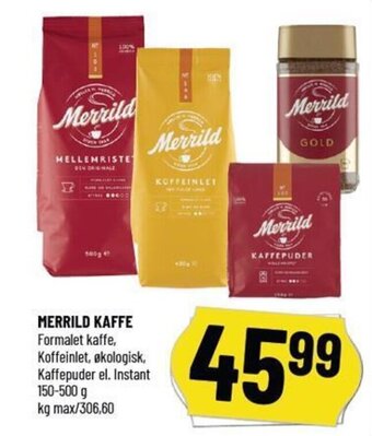 Løvbjerg MERRILD KAFFE tilbud