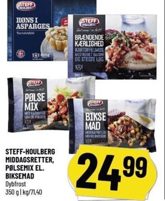 STEFF-HOULBERG MIDDAGSRETTER, PØLSEMIX EL. BIKSEMAD