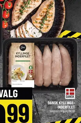 Løvbjerg DANSK KYLLINGE-INDERFILET Gestus 330 g tilbud