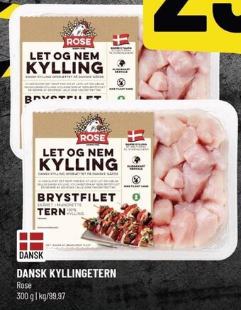 DANSK KYLLINGETERN Rose