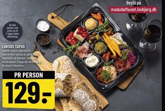 Løvbjerg LUKSUS TAPAS tilbud